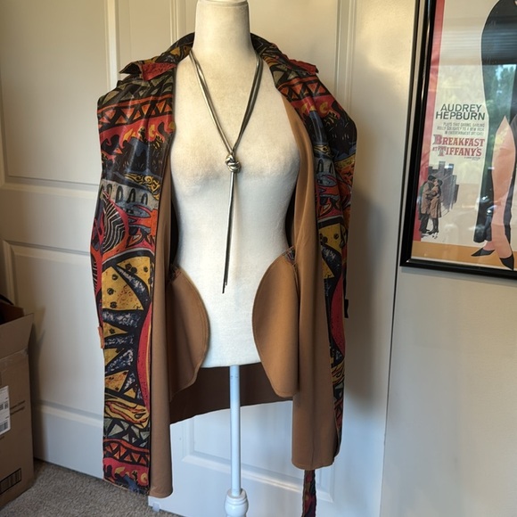 PALILA Women’s Wrap Dress/Jacket w/ belt; Large; Front working Pockets; NWOT. - Picture 6 of 11